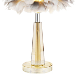Настольная лампа с перьями Plumage Grey Table Lamp варинант исполнения - 2 | Loft Concept в Москве