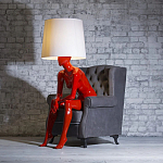 Лампа MANNEQUIN LAMP с абажуром девушка на кресле варинант исполнения - 4 | Loft Concept в Москве