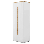 Шкаф платяной с белым глянцевым фасадом Grace of Furniture варинант исполнения - 2 | Loft Concept в Москве