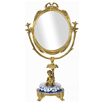 Настольное зеркало в бронзовой рамке Eden Garden варинант исполнения - 1 | Loft Concept в Москве