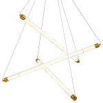 Светодиодная люстра Trumpet Tube Brass  варинант исполнения - 1 | Loft Concept в Москве