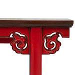 Деревянная консоль в китайском стиле красная Tang Console Table варинант исполнения - 5 | Loft Concept в Москве