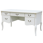 Письменный стол в стиле прованс Montmartre Provence White Desk варинант исполнения - 1 | Loft Concept в Москве