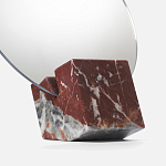 Настольное дизайнерское зеркало Poltronova Vanitas Rosso Franci Mirror and Photo Holder варинант исполнения - 2 | Loft Concept в Москве