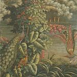 Обои ручная роспись Le Brésil Brume варинант исполнения - 4 | Loft Concept в Москве