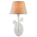 Бра с белым каркасом и тканевым абажуром Natural Stems варинант исполнения - 2 | Loft Concept в Москве