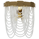 Бра с хрустальными подвесками Riche Crystal Metal Wall Lamp варинант исполнения - 1 | Loft Concept в Москве