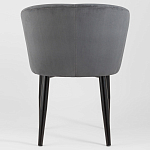 Мягкое кресло на металлических ножках Shaggy Dark Grey варинант исполнения - 3 | Loft Concept в Москве