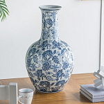 Ваза с классическим узором шинуазри синего цвета Blue & White Ornament  варинант исполнения - 5 | Loft Concept в Москве