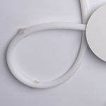 Люстра белого цвета с тремя изогнутыми светодиоидными плафонами Luke Lampco Tracer Lamp варинант исполнения - 3 | Loft Concept в Москве