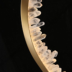 Подвесной светильник обрамленный элементами в виде кристаллов Smooth Shine варинант исполнения - 5 | Loft Concept в Москве