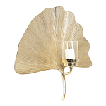 Большой Настенный Подсвечник золотой Лист Пальмы варинант исполнения - 2 | Loft Concept в Москве