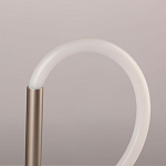 Настольная лампа белым изогнутым плафоном на круглой подставке Luke Lampco Tracer Lamp варинант исполнения - 9 | Loft Concept в Москве