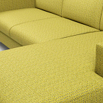 Мебельная ткань Шенилл горчичный цвет 142 см T4-62 варинант исполнения - 10 | Loft Concept в Москве