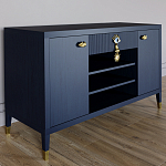 Комод-буфет Elsa Dreams Blue с открытыми полками   варинант исполнения - 2 | Loft Concept в Москве