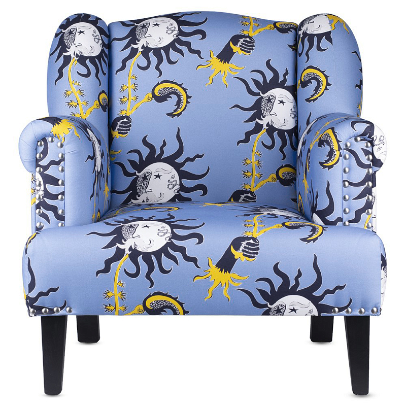 Pierre Frey Soleil A Moustache Кресло Голубой пастельный в Москве | Loft Concept 