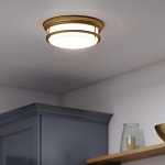 Потолочный светильник с белым матовым стеклянным плафоном в форме перевернутого конуса Hinkley варинант исполнения - 7 | Loft Concept в Москве