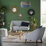 Кресло серое Pauley Grey Armchair варинант исполнения - 4 | Loft Concept в Москве