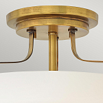 Потолочный светильник с круглым матовым белым плафоном Hinkley варинант исполнения - 6 | Loft Concept в Москве