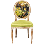 Стул из натурального бука с цветочным принтом Impressionism in Color варинант исполнения - 1 | Loft Concept в Москве