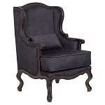 Кресло George Grand Armchair black velour варинант исполнения - 1 | Loft Concept в Москве