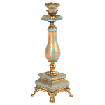 Подсвечник из фарфора с бронзовыми элементами Eden Garden варинант исполнения - 1 | Loft Concept в Москве