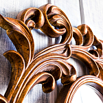 Зеркало настенное с рамой цвета античная бронза Classic Ornament Mirror варинант исполнения - 4 | Loft Concept в Москве