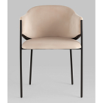 Стул Brace велюр молочный варинант исполнения - 4 | Loft Concept в Москве