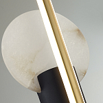 Бра с круглым плафоном из алебастра и бронзовой декоративной стрекозой 65 Alaris  варинант исполнения - 6 | Loft Concept в Москве