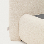 Кровать со съемным бежевым чехлом из ткани букле White Boucle Collection варинант исполнения - 4 | Loft Concept в Москве