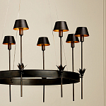 Люстра круглая со светодиодными лампами Innovation варинант исполнения - 5 | Loft Concept в Москве