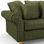 Мебельная ткань Шенилл зеленый цвет 138 см T4-22 варинант исполнения - 7 | Loft Concept в Москве