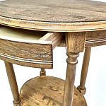 Деревянный овальный кофейный стол Margery Provence Coffee Table варинант исполнения - 5 | Loft Concept в Москве