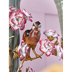 Ваза с птицами и цветами из фарфора с бронзовыми элементами Garden of Eden варинант исполнения - 7 | Loft Concept в Москве