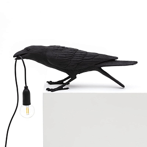 Настольная лампа Seletti Bird Lamp Black  Playing