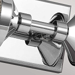 Бра для ванных комнат горизонтальное с 2-мя прозрачными рифлеными цилиндрическими плафонами Feiss варинант исполнения - 3 | Loft Concept в Москве