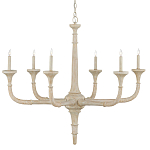 Люстра из дерева в форме подсвечника Coastal Aesthetics варинант исполнения - 1 | Loft Concept в Москве