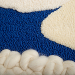 Ковер ручной работы Electric blue and popcorn варинант исполнения - 3 | Loft Concept в Москве