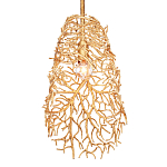 Подвесной светильник золотой в виде кораллов Coral Decor варинант исполнения - 2 | Loft Concept в Москве