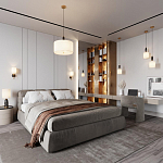 Черно-белая настольная лампа Ladybug варинант исполнения - 5 | Loft Concept в Москве