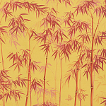 Обои ручная роспись Distant Bamboo Firefly on dyed paper варинант исполнения - 2 | Loft Concept в Москве