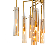 Люстра со стеклянными цилиндрическими плафонами Luminous Cylinders Amber варинант исполнения - 4 | Loft Concept в Москве