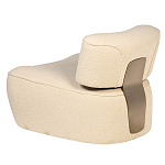 Кресло бежевое без подлокотников с обивкой из ткани букле Space of Freedom варинант исполнения - 2 | Loft Concept в Москве