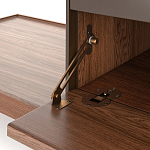 ТВ-тумба  из орехового дерева Marco Wooden TV Stand варинант исполнения - 7 | Loft Concept в Москве