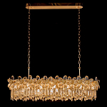 Люстра с декоративными элементами в виде крупных хрустальных цветов Palace Gardens варинант исполнения - 1 | Loft Concept в Москве