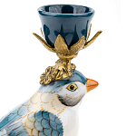 Фарфоровый подсвечник с птицей Eden Garden варинант исполнения - 4 | Loft Concept в Москве