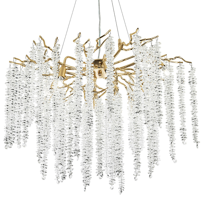          Fairytree Gold Crystal Chandelier 8      | Loft Concept 