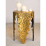 Столик дизайнерский Copper streaks варинант исполнения - 9 | Loft Concept в Москве