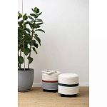 Пуф с плетеной светло-бежевой обивкой Serene Holidays варинант исполнения - 4 | Loft Concept в Москве