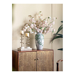 Ваза высокая с зелеными цветочными и птичьими мотивами Vase Inspired by Nature варинант исполнения - 5 | Loft Concept в Москве